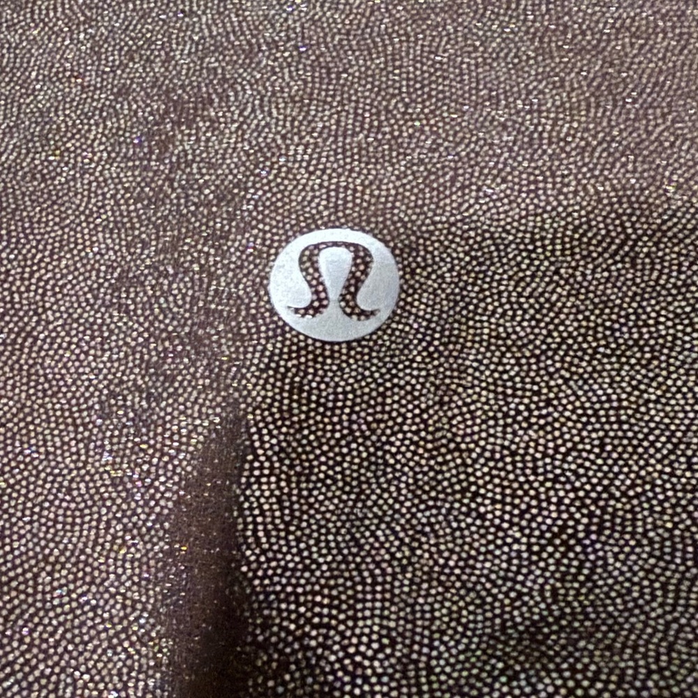 Lululemon Align Leggings: Foil Print, French Press